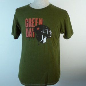 GREEN DAY BAND T SHIRT M military image M
